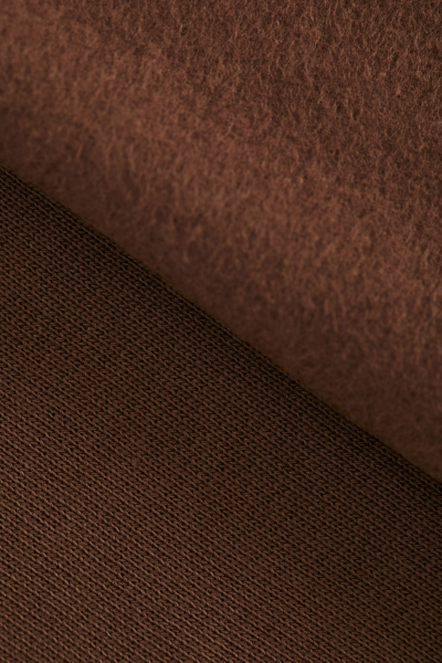 RESTSTÜCK 1,80m !!! - Organic Sweat - basic brushed - dust brown - Mind the Maker