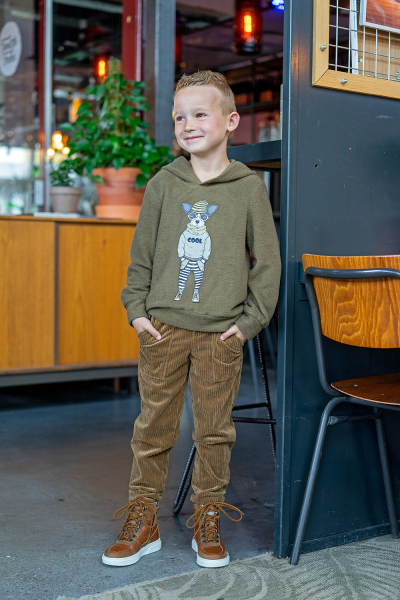 RESTSTÜCK 1,10m !!! - Viskosesweat - uni - khaki