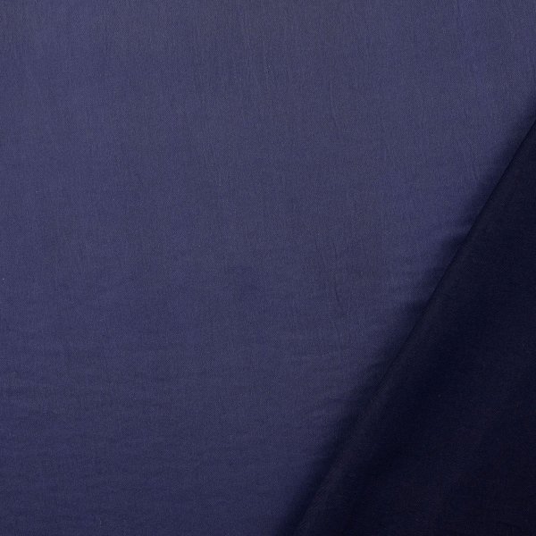Satin - Futterstoff - navy