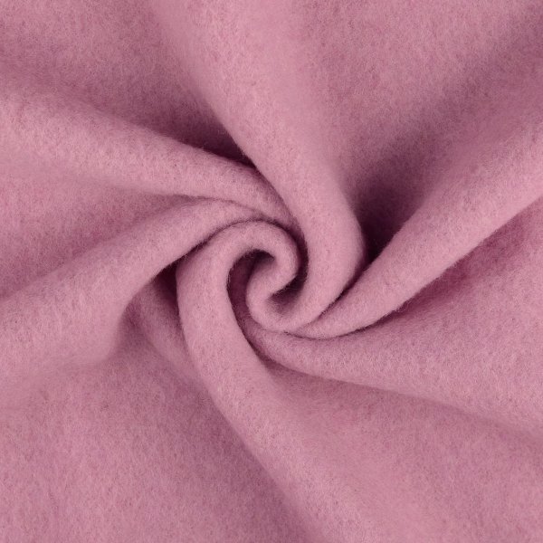 RESTSTÜCK 0.60m !!! - Wollfleece - uni - rosa