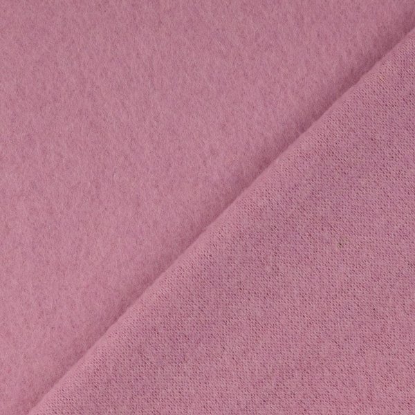 RESTSTÜCK 0.60m !!! - Wollfleece - uni - rosa