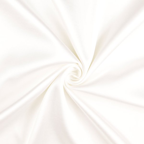 Satin - uni - offwhite