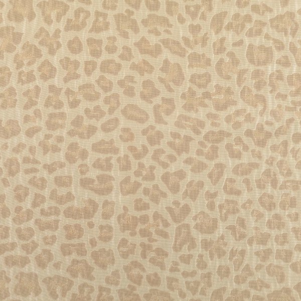 Jackenstoff Jacquard mit Glitzer - Leo - sand