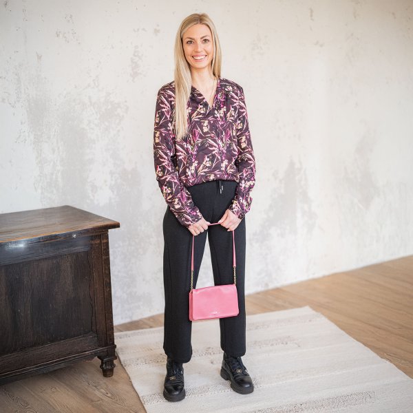 Viskosesatin - matt - Wild Orchid - bordeaux