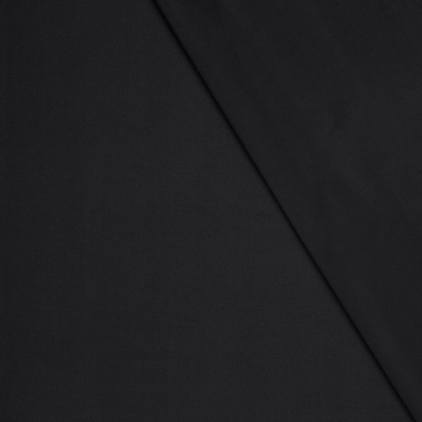 Badestoff Jersey - uni - schwarz