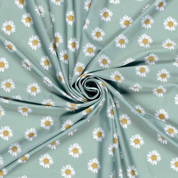 Badestoff Jersey - Marguerite - mint