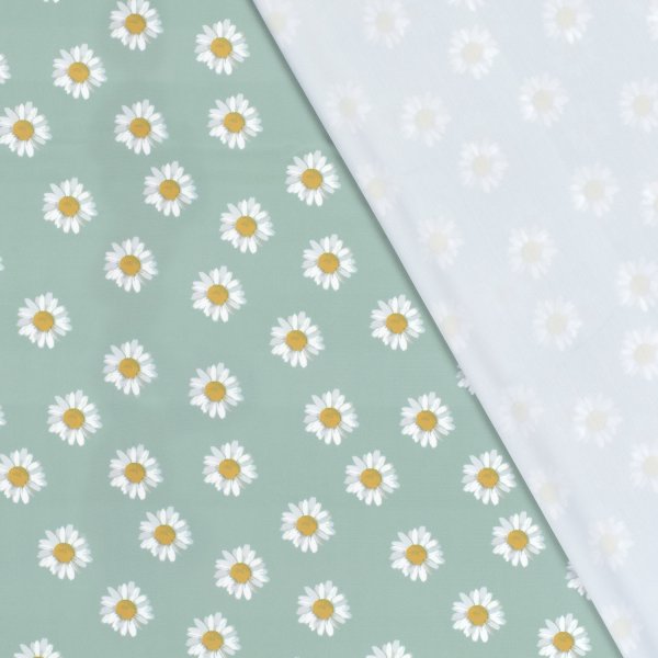 Badestoff Jersey - Marguerite - mint