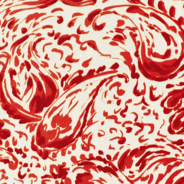 Viskosesatin - matt - Liya - rot