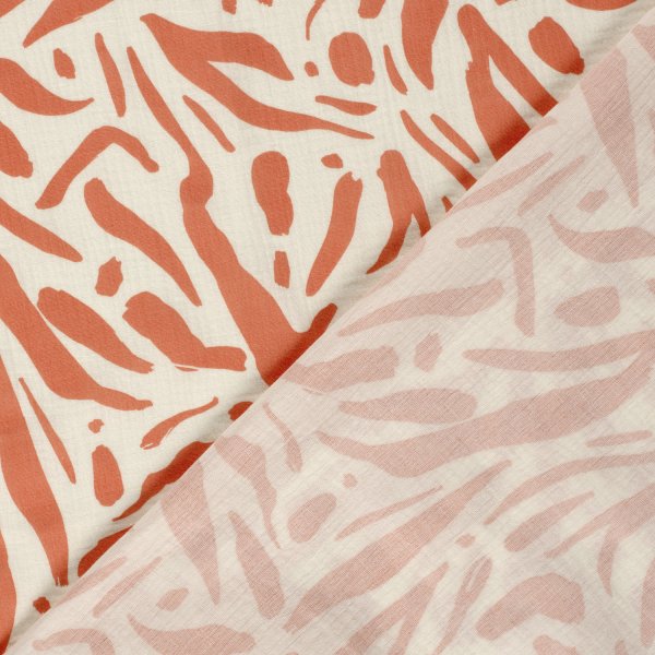 Musselin - Ankea - coral