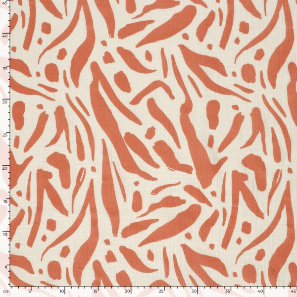Musselin - Ankea - coral