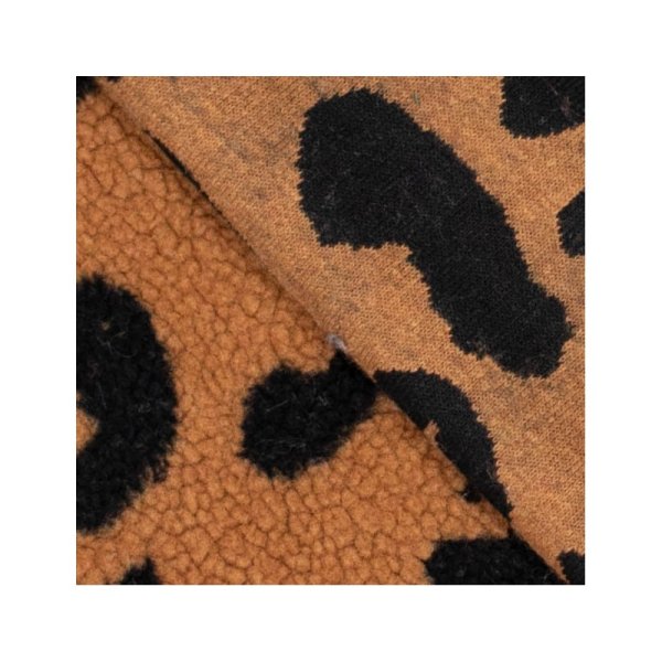 Mantelstoff - Curly Lamb - Raiko Leo - brown/black