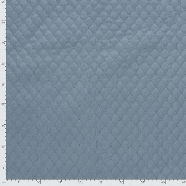 Baumwollstepper - Jeans Optik - light blue