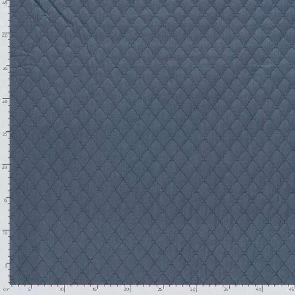 Baumwollstepper - Jeans Optik - medium blue