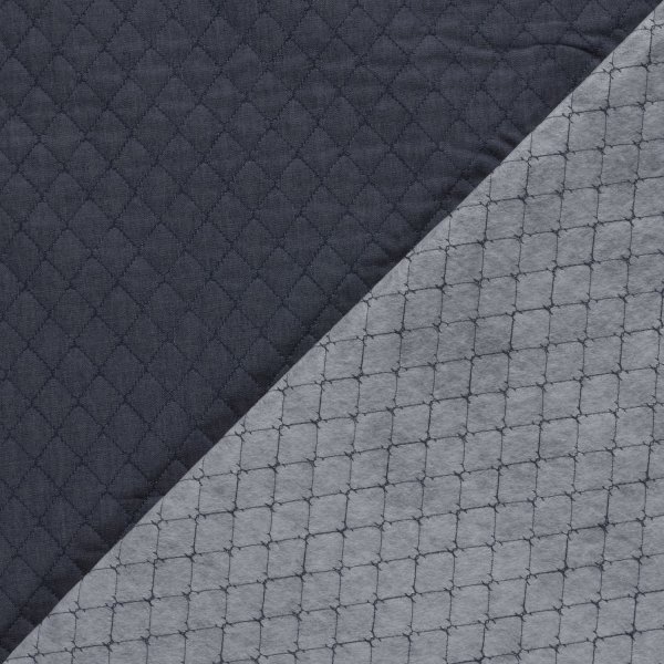 Baumwollstepper - Jeans Optik - dark blue