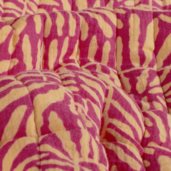 Doubleface Musselinstepper - Thalea - pink/nude