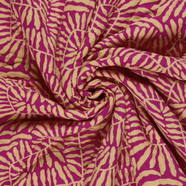 Doubleface Musselinstepper - Thalea - pink/nude