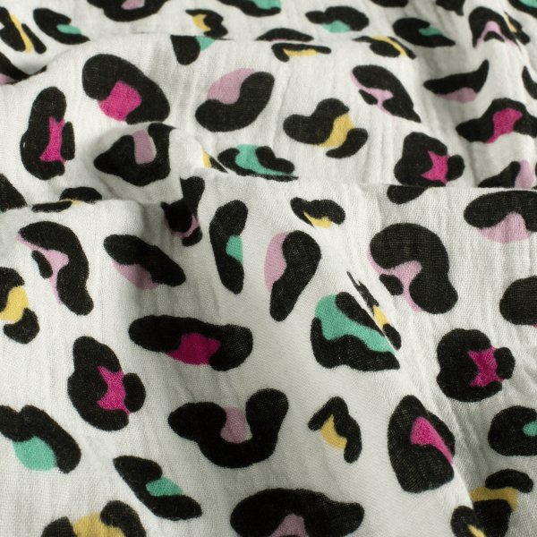 Musselin - Jian Leo - ecru/multicolor