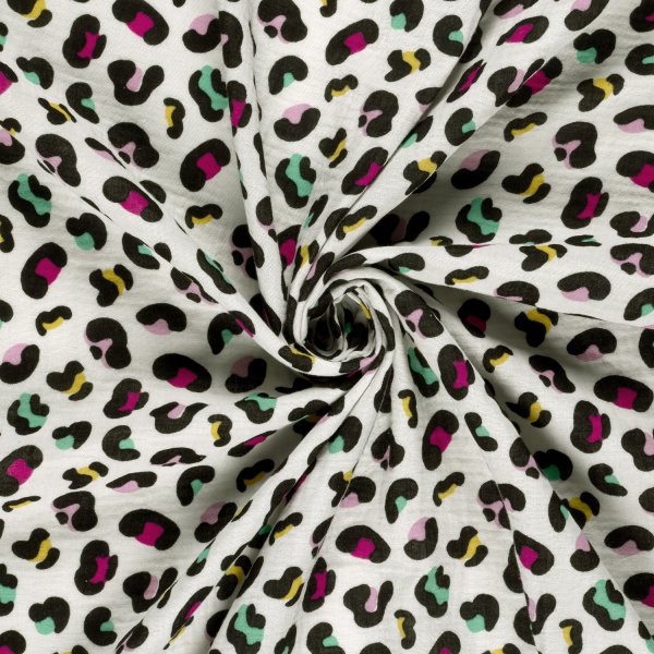 Musselin - Jian Leo - ecru/multicolor