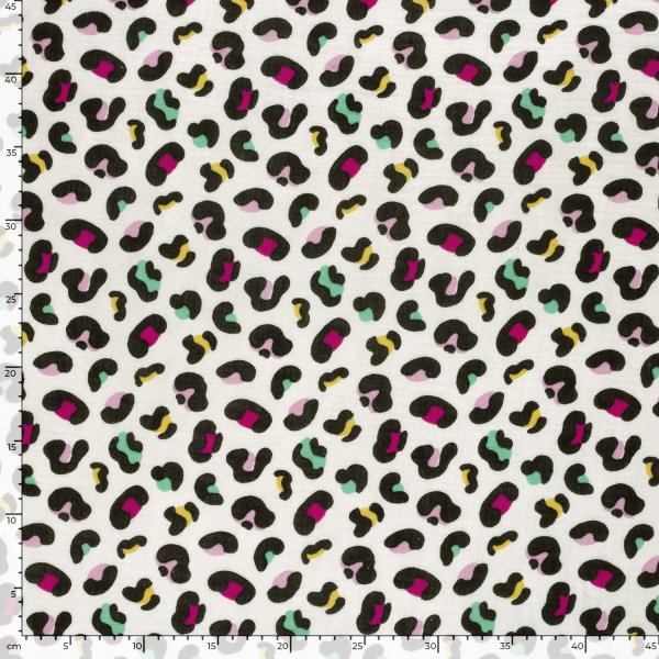 Musselin - Jian Leo - ecru/multicolor