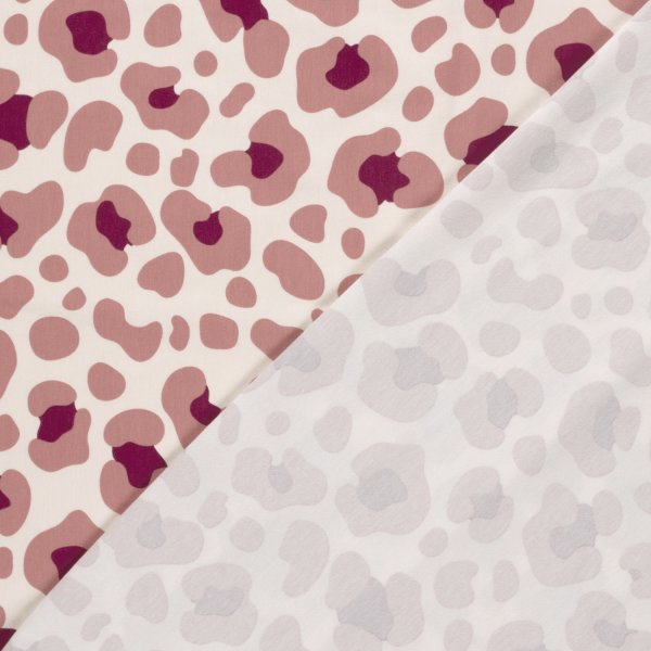 Jersey - Caspar Big Leo - ecru/nude/bordeaux