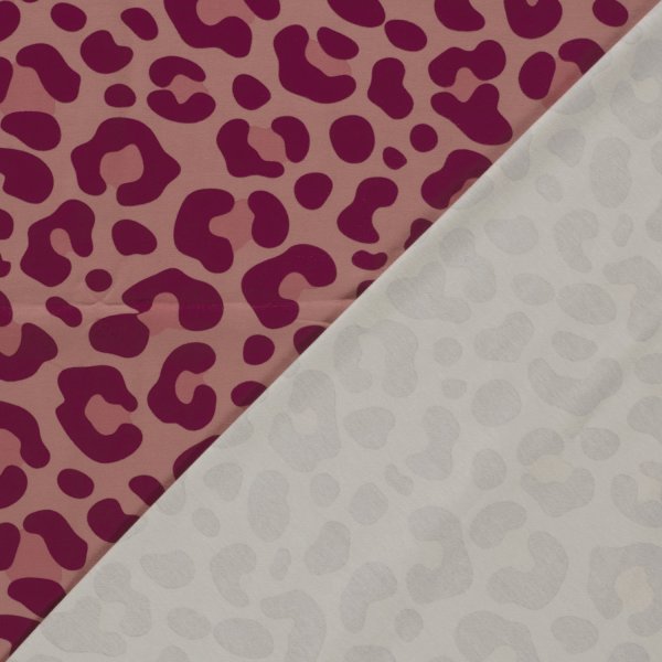 Jersey - Caspar Big Leo - nude/bordeaux/pfirsich