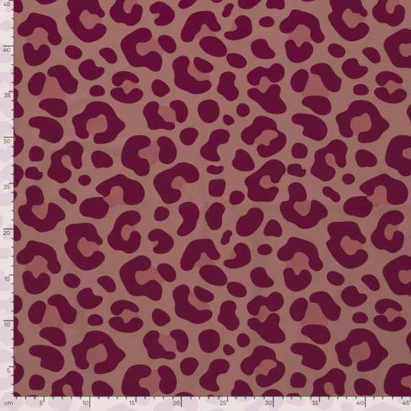 Jersey - Caspar Big Leo - nude/bordeaux/pfirsich