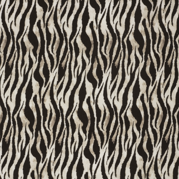 Viskose Crepe - Taina Zebra - black/sand