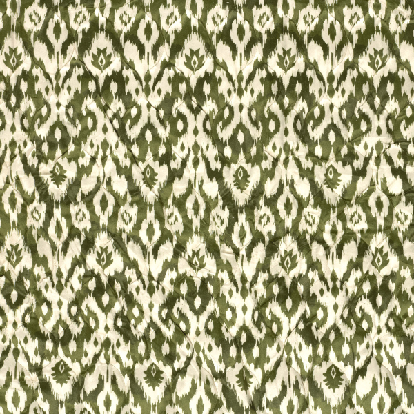 Samtstepper - Tino Ornament - olive