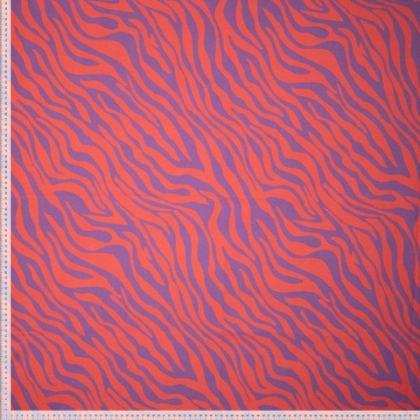 Sportjersey - bi-elastisch - Zebra - matt lila
