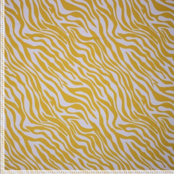 Sportjersey - bi-elastisch - Zebra - matt gelb
