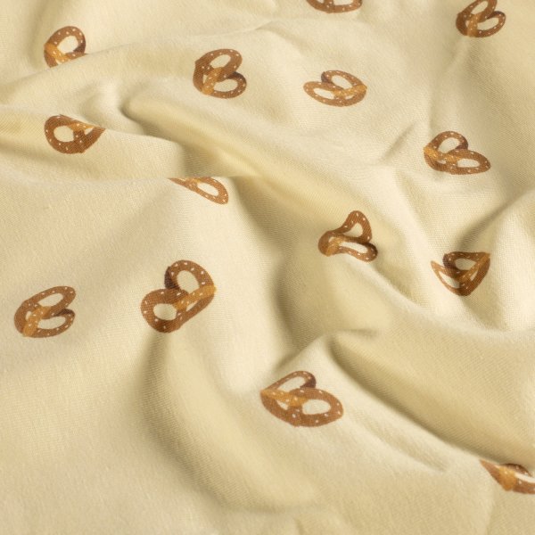 Jersey - Brezel - sand/caramel
