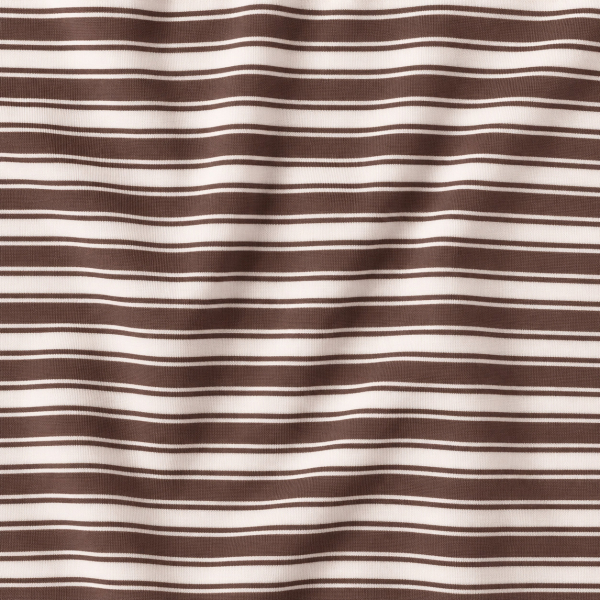 Jersey - Oli Stripes - brown/offwhite