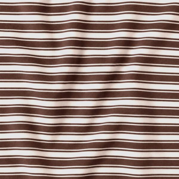 Jersey - Oli Stripes - brown/offwhite