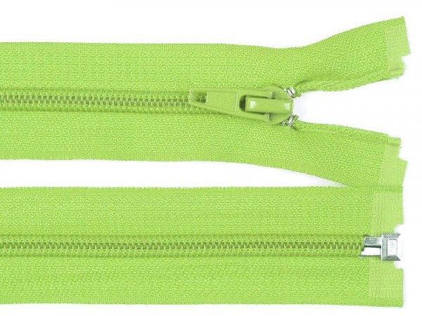 Jacken Reißverschluss - 50 cm - teilbar - lime