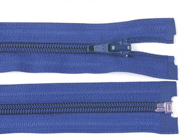 Jacken Reißverschluss - 50 cm - teilbar - königsblau