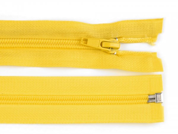 Jacken Reißverschluss - 70 cm - teilbar - gelb