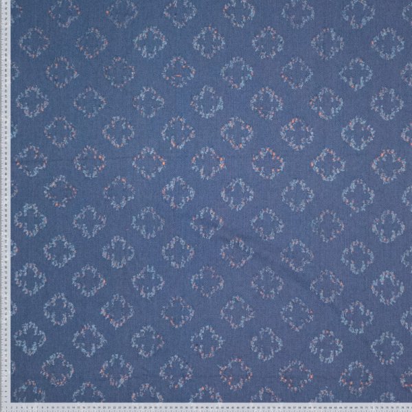 Broken Denim - Rustic Bloom - dark blue/rost