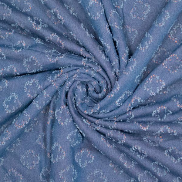 Broken Denim - Rustic Bloom - dark blue/rost