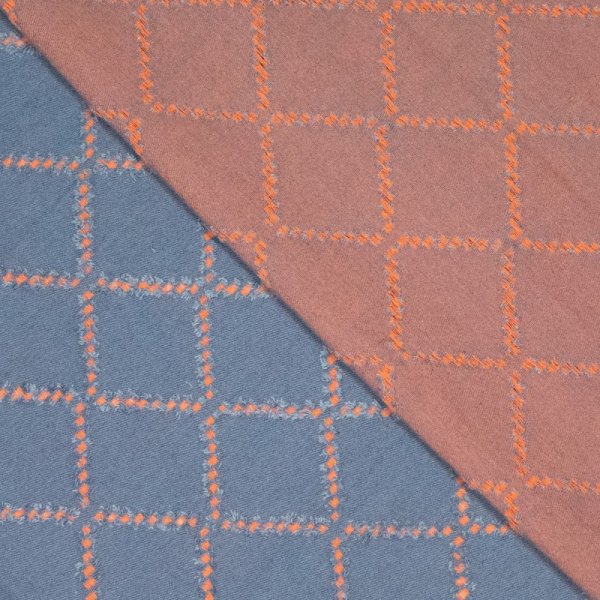 Broken Denim - Wave Line - blue/orange