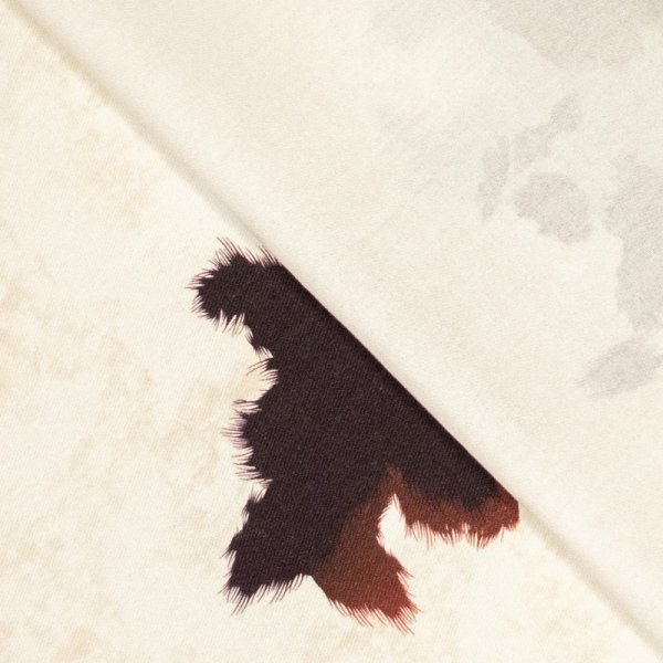 Light Denim Twill - Cow Couture - braun/creme