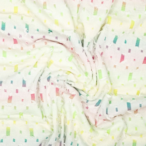Light Denim - Punky Stripe - ecru/multicolor