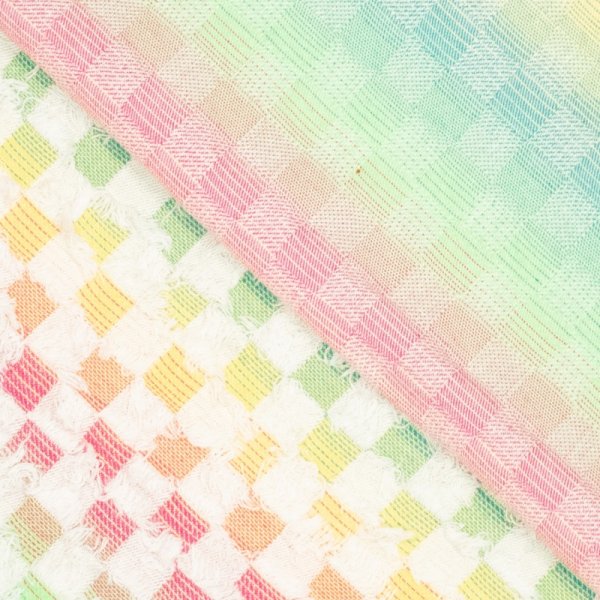 Light Denim - Punky Check - ecru/multicolor