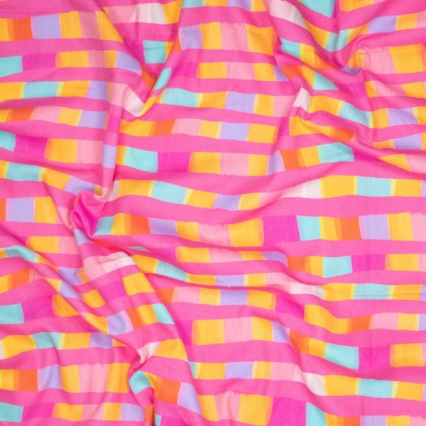 Summer Denim - Abstract Blocks - multicolor - by Karina + Kind