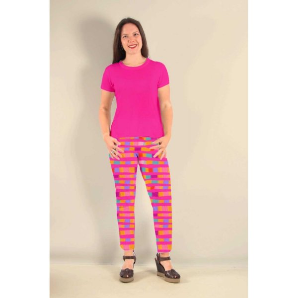 Summer Denim - Abstract Blocks - multicolor - by Karina + Kind