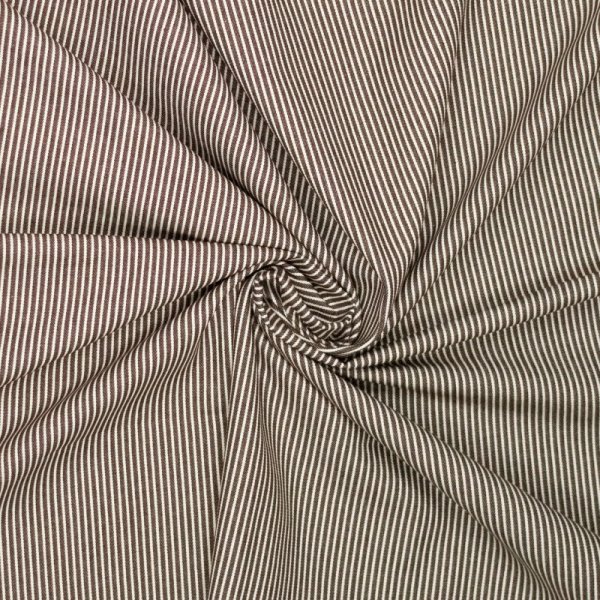 Baumwolle - Jeans - Streifen - brown/white