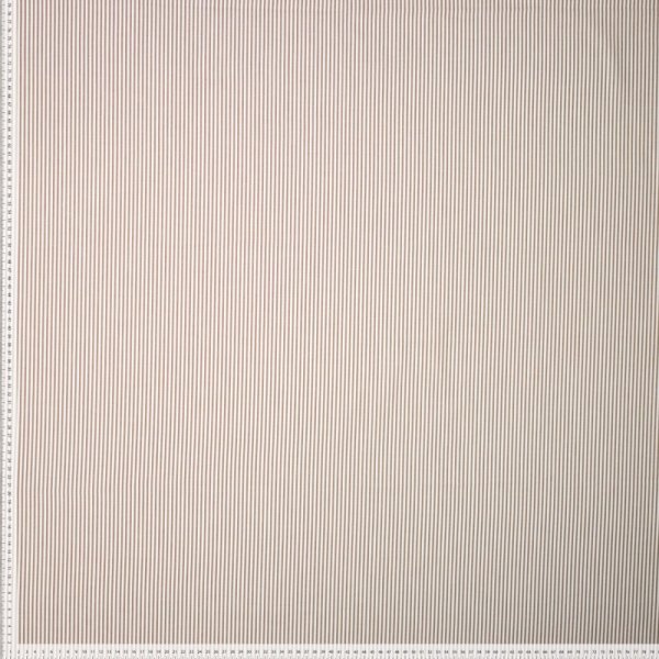 Baumwolle - Pure Stripes - brown/white