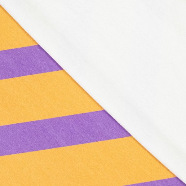 French Terry - Noa Stripes - orange/lila