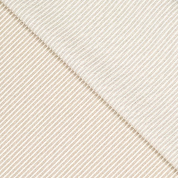 Baumwolle - Jeans - Streifen - beige/white