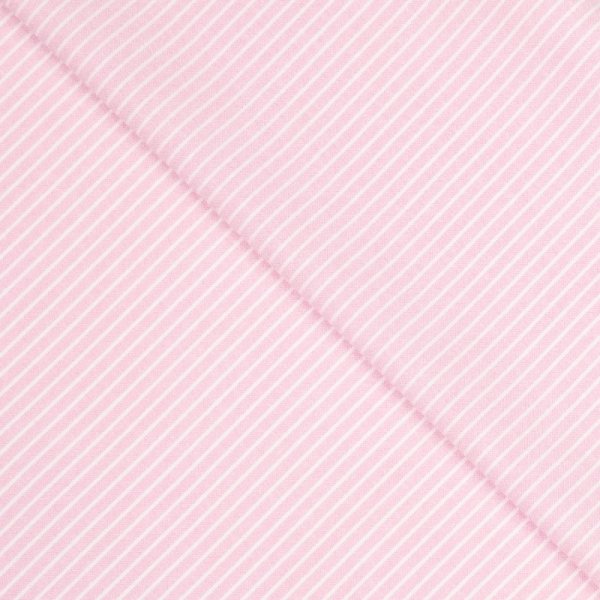 Baumwolle - Timeless Stripes - rose/white