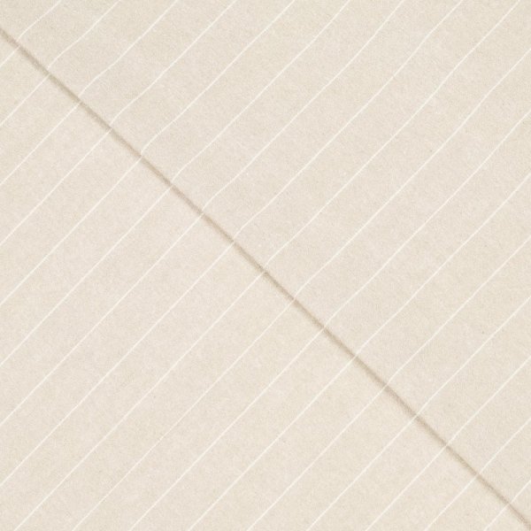 Viskose Leinengemisch - Wanjo Streifen - beige/ecru